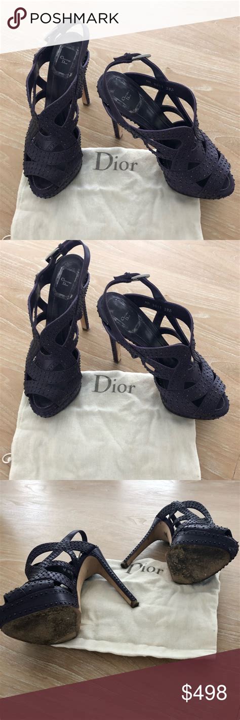 dior studs stilettos|Dior ballerina heels.